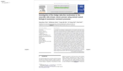 Investigation of the sludge reduction mechanism in the anaerobic side-stream reactor process using several control biological wastewater treatment processes